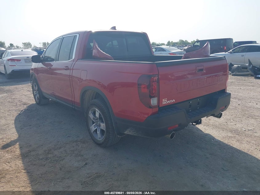 2025 Honda Ridgeline VIN 5FPYK3F55SB025425 IAAI salvage auction — FRONT END, Wait Title, sold $0 on 2026-10-05 (photo 3)