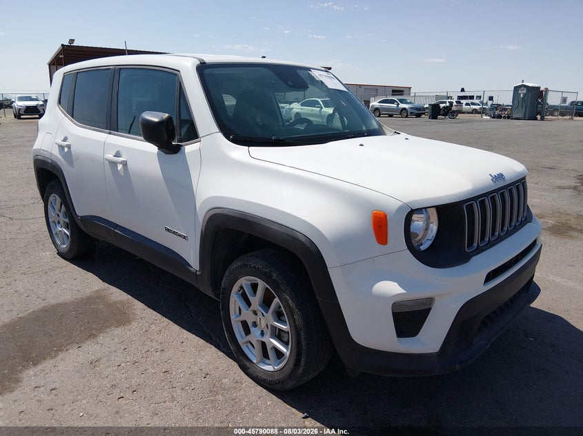 2023 Jeep Renegade VIN ZACNJDB19PPP72756 IAAI salvage auction — FRONT END, Salvage Title, sold $8,400 on 2026-08-12 (photo 1)