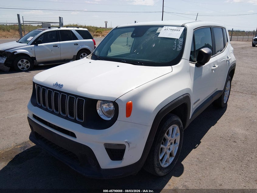 2023 Jeep Renegade VIN ZACNJDB19PPP72756 IAAI salvage auction — FRONT END, Salvage Title, sold $8,400 on 2026-08-12 (photo 2)