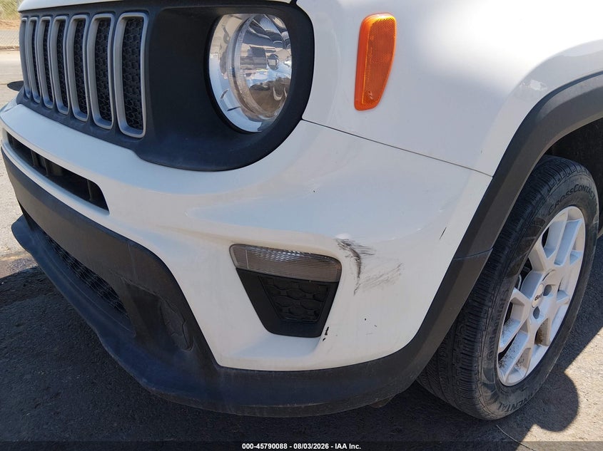 2023 Jeep Renegade VIN ZACNJDB19PPP72756 IAAI salvage auction — FRONT END, Salvage Title, sold $8,400 on 2026-08-12 (photo 6)