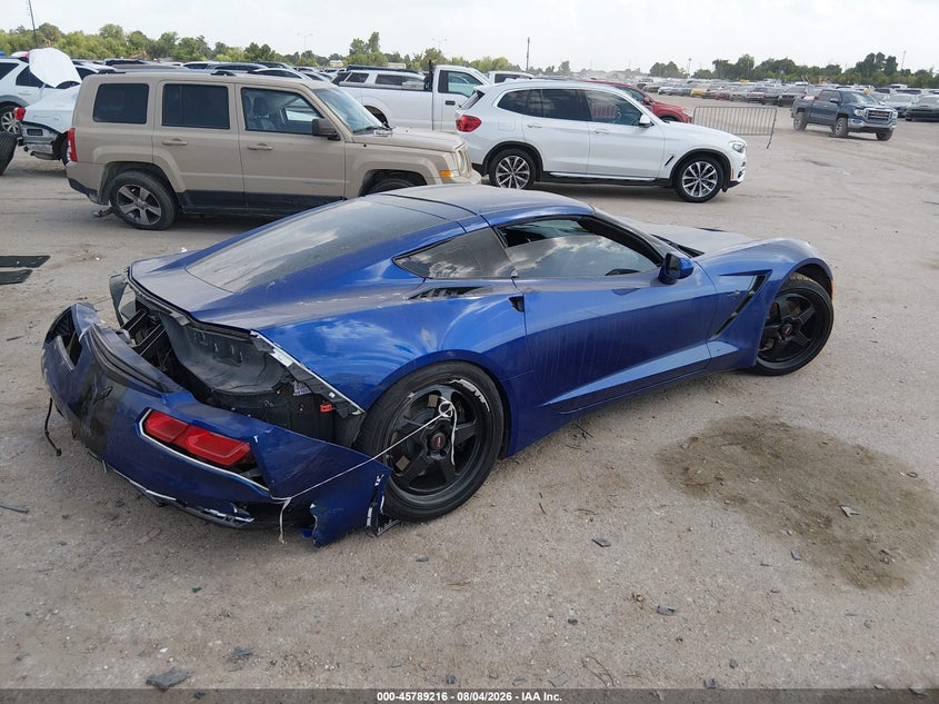2019 Chevrolet Corvette VIN 1G1YF2D78K5114282 IAAI salvage auction — REAR END, Wait Title, sold $21,100 on 2026-09-02 (photo 4)