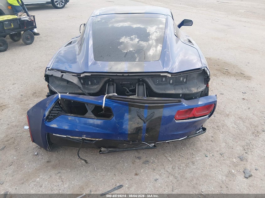 2019 Chevrolet Corvette VIN 1G1YF2D78K5114282 IAAI salvage auction — REAR END, Wait Title, sold $21,100 on 2026-09-02 (photo 6)