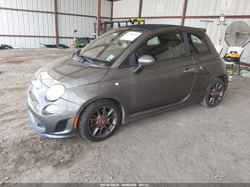 2013 Fiat 500 VIN 3C3CFFJH9DT718551 IAAI salvage auction — NORMAL WEAR, Clear (Louisiana), sold $875 on 2026-08-19 (photo 2)