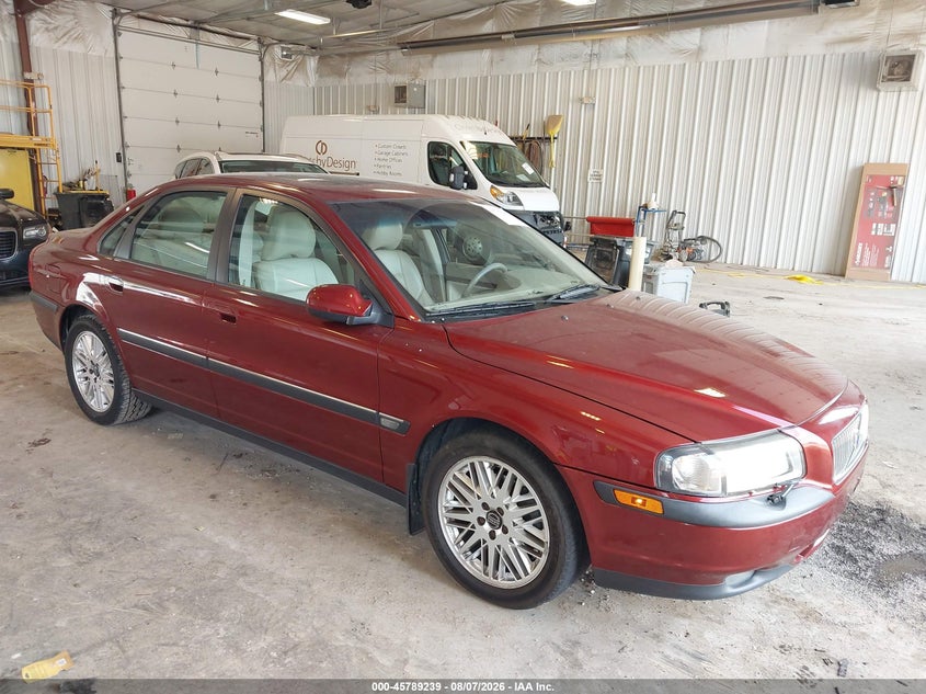 2001 Volvo S80 VIN YV1TS90D911166635 IAAI salvage auction — NORMAL WEAR, Clear (Michigan), sold $125 on 2026-08-18 (photo 1)