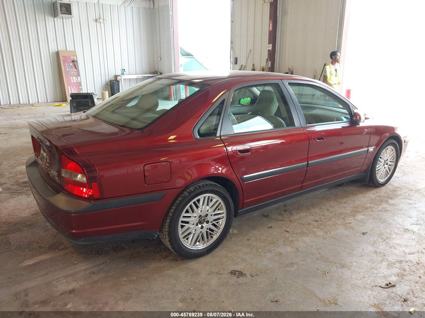 2001 Volvo S80 VIN YV1TS90D911166635 IAAI salvage auction — NORMAL WEAR, Clear (Michigan), sold $125 on 2026-08-18 (photo 4)