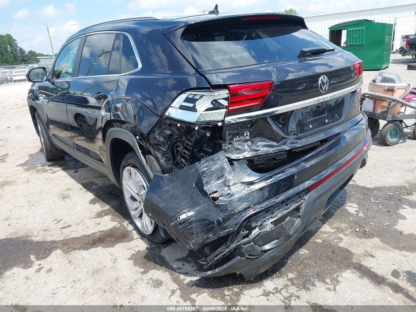 2021 Volkswagen Atlas cross sport VIN 1V2BE2CA0MC228674 IAAI salvage auction — REAR END, Salvage Title, sold $8,000 on 2026-09-25 (photo 6)