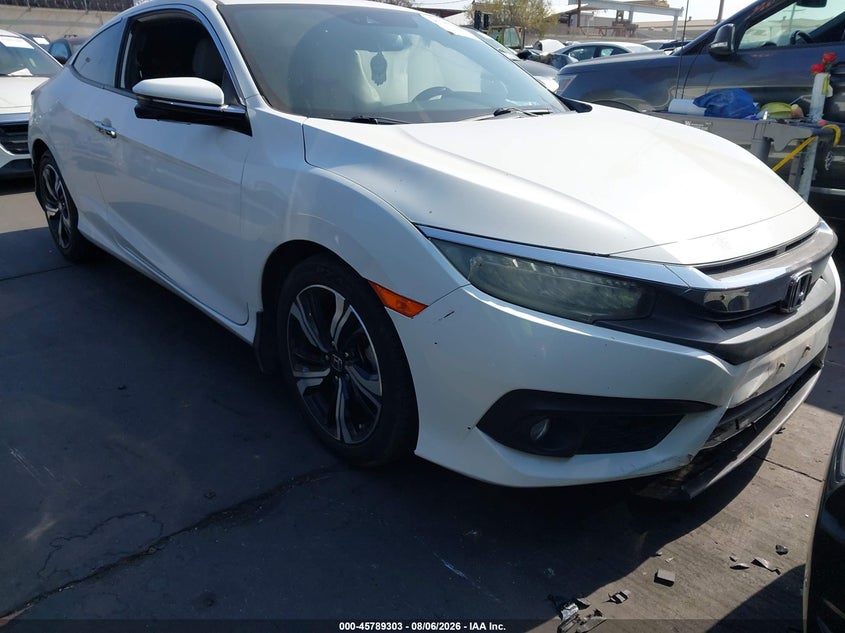 2016 Honda Civic VIN 2HGFC3B96GH355065 IAAI salvage auction — LEFT FRONT, Salvage Title, sold $2,700 on 2026-08-21 (photo 1)