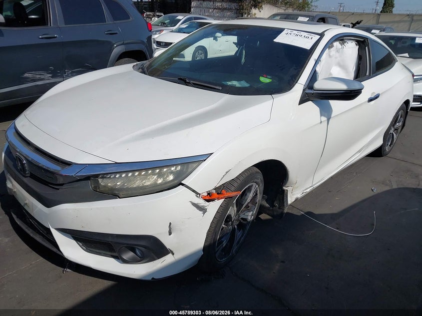 2016 Honda Civic VIN 2HGFC3B96GH355065 IAAI salvage auction — LEFT FRONT, Salvage Title, sold $2,700 on 2026-08-21 (photo 2)