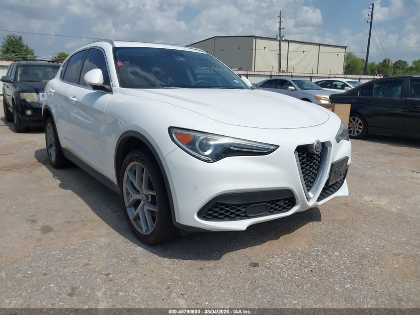 2018 Alfa romeo Stelvio VIN ZASFAKAN6J7B90514 IAAI salvage auction — NORMAL WEAR, Original (Texas), sold $8,150 on 2026-08-19 (photo 1)
