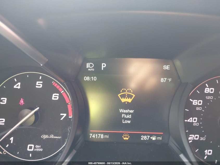 2018 Alfa romeo Stelvio VIN ZASFAKAN6J7B90514 IAAI salvage auction — NORMAL WEAR, Original (Texas), sold $8,150 on 2026-08-19 (photo 7)