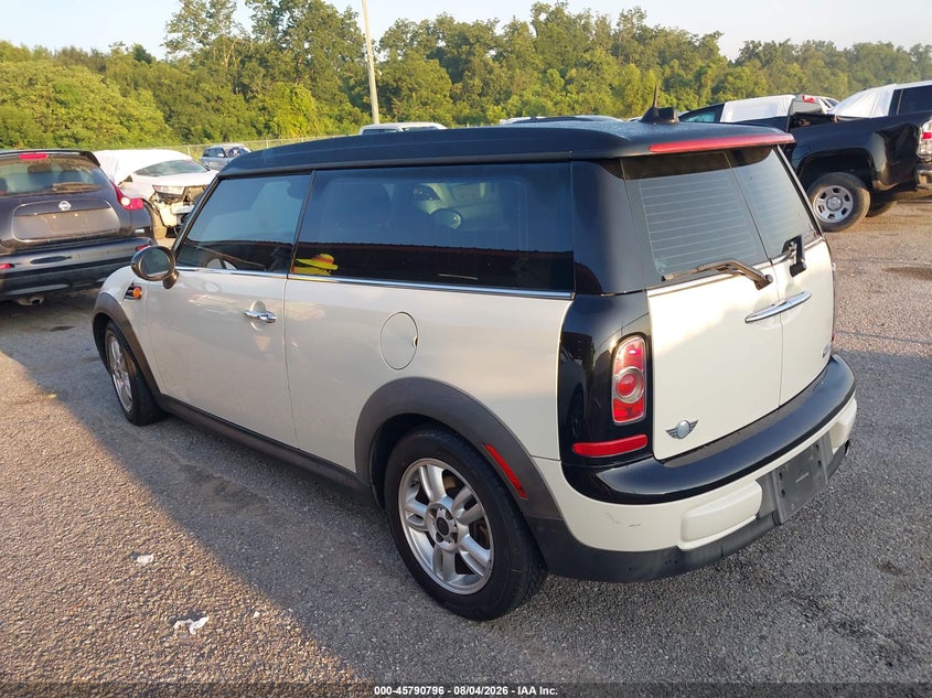 2012 Mini Clubman VIN WMWZF3C53CT190021 IAAI salvage auction — NORMAL WEAR, Clear (Louisiana), sold $400 on 2026-08-11 (photo 3)