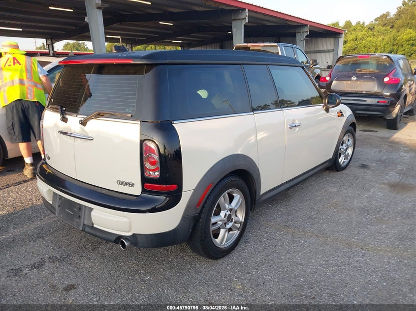 2012 Mini Clubman VIN WMWZF3C53CT190021 IAAI salvage auction — NORMAL WEAR, Clear (Louisiana), sold $400 on 2026-08-11 (photo 4)