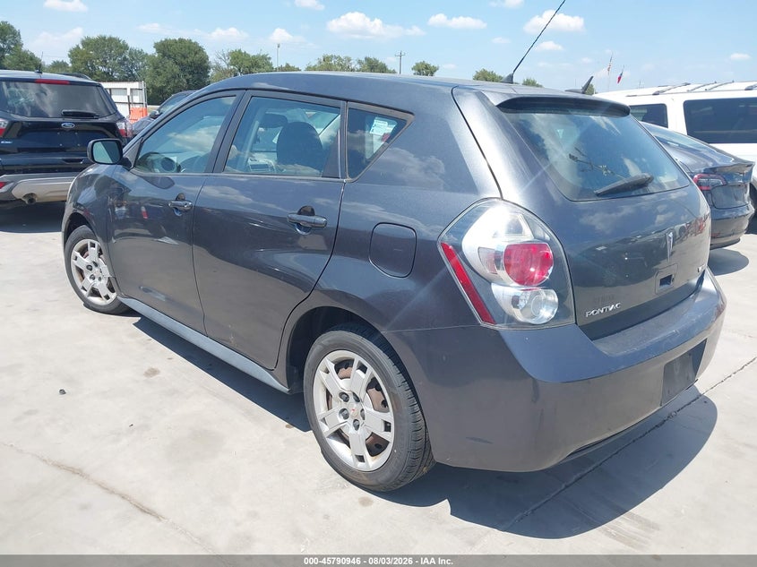 2009 Pontiac Vibe VIN 5Y2SP67019Z474299 IAAI salvage auction — NORMAL WEAR, Original (Texas), sold $275 on 2026-08-18 (photo 3)