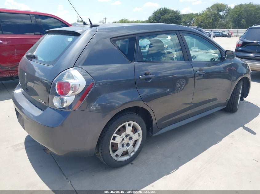 2009 Pontiac Vibe VIN 5Y2SP67019Z474299 IAAI salvage auction — NORMAL WEAR, Original (Texas), sold $275 on 2026-08-18 (photo 4)