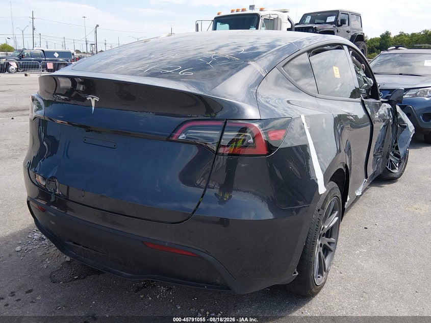 2025 Tesla Model y VIN 7SAYGDEDXSA378946 IAAI salvage auction — FRONT END, Clear (Louisiana), sold $3,800 on 2026-09-08 (photo 4)
