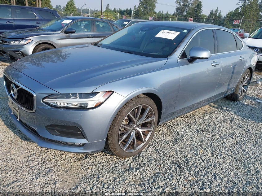 2018 Volvo S90 VIN LVY102MKXJP056606 IAAI salvage auction — SIDE, Bill Of Sale (Washington), sold $5,700 on 2026-08-20 (photo 2)