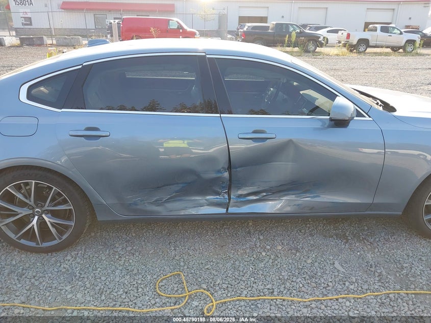2018 Volvo S90 VIN LVY102MKXJP056606 IAAI salvage auction — SIDE, Bill Of Sale (Washington), sold $5,700 on 2026-08-20 (photo 6)