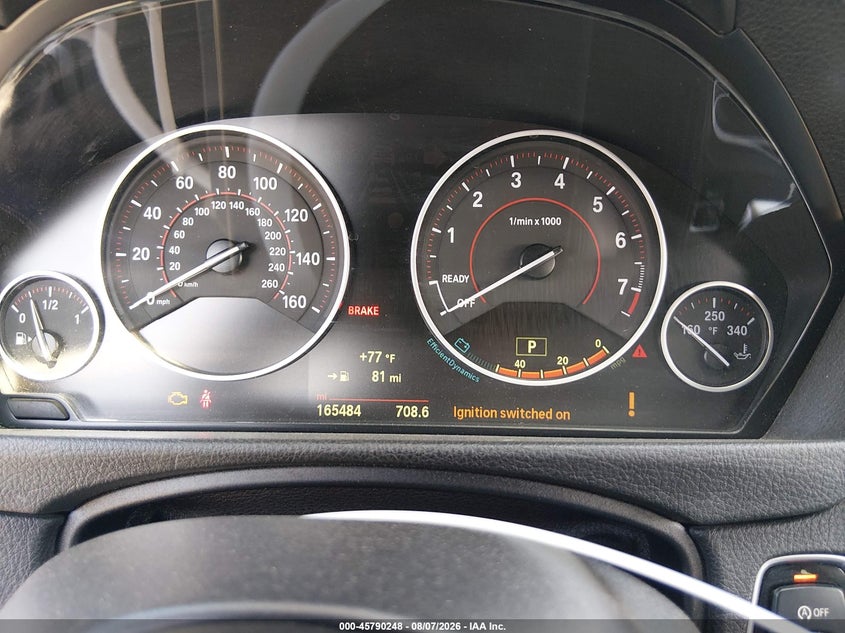 2015 BMW 4er VIN WBA4A9C58FGL85153 IAAI salvage auction — LEFT SIDE, Salvage (California), sold $1,400 on 2026-08-20 (photo 7)