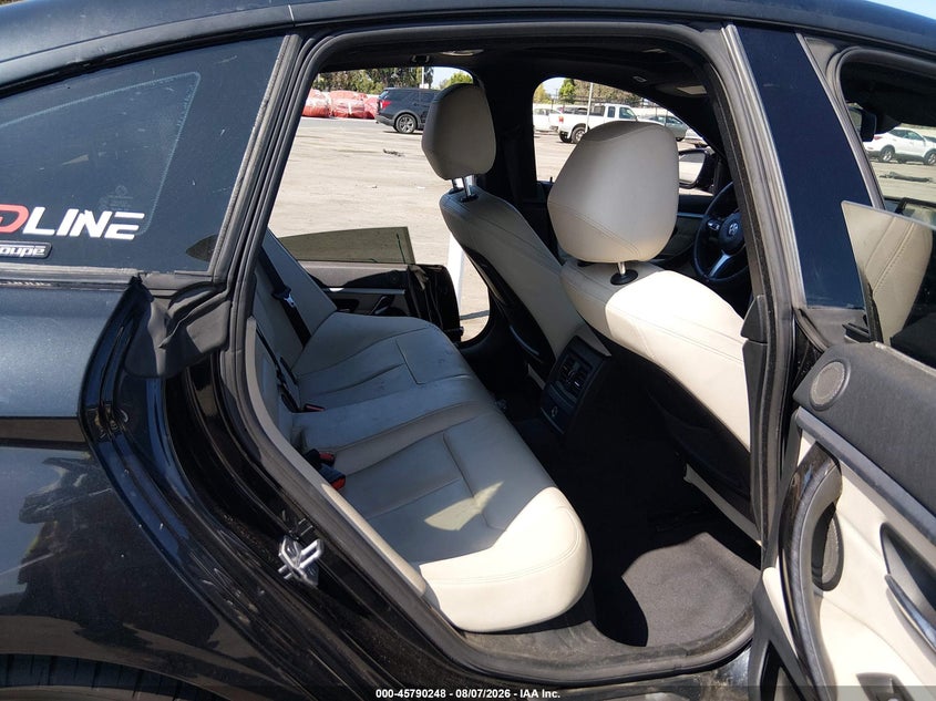 2015 BMW 4er VIN WBA4A9C58FGL85153 IAAI salvage auction — LEFT SIDE, Salvage (California), sold $1,400 on 2026-08-20 (photo 8)