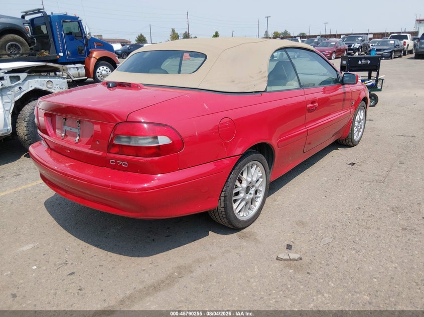 2001 Volvo C70 VIN YV1NC53D41J019519 IAAI salvage auction — NORMAL WEAR, Clear (Colorado), sold $450 on 2026-08-18 (photo 4)