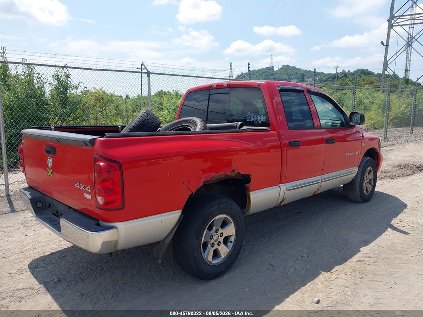 2007 Dodge Ram 1500 VIN 1D7HU18277S115105 IAAI salvage auction — NORMAL WEAR, Clear (Pennsylvania), sold $700 on 2026-08-31 (photo 4)