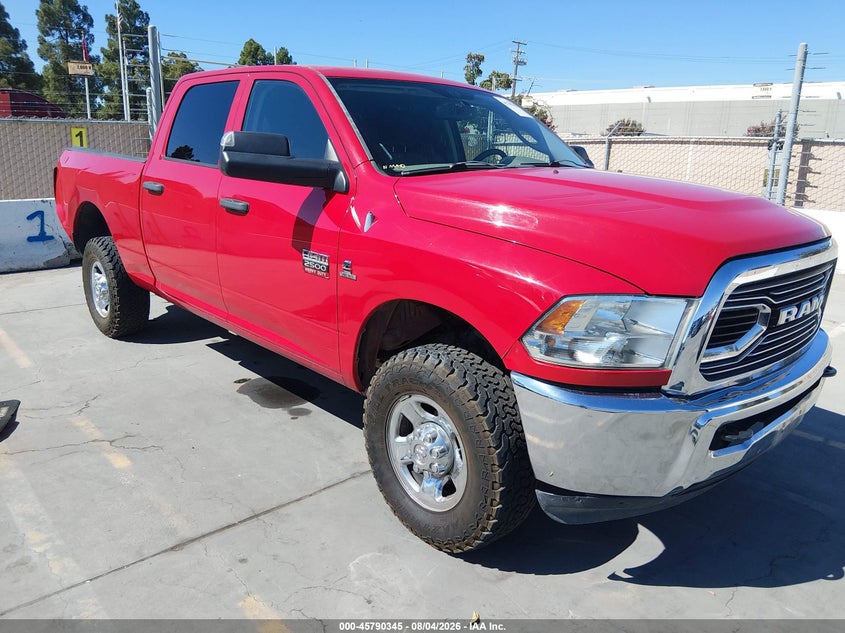 2012 Ram 2500 VIN 3C6UD5CL9CG289556 IAAI salvage auction — UNKNOWN, Salvage Title, sold $5,000 on 2026-08-22 (photo 1)