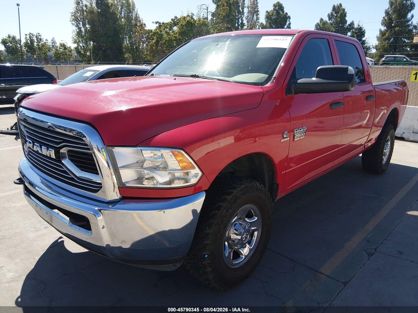 2012 Ram 2500 VIN 3C6UD5CL9CG289556 IAAI salvage auction — UNKNOWN, Salvage Title, sold $5,000 on 2026-08-22 (photo 2)