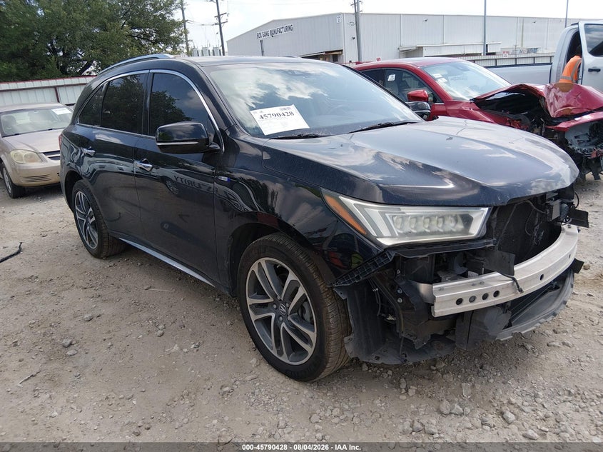2017 Acura Mdx VIN 5FRYD7H70HB001808 IAAI salvage auction — FRONT END, Salvage (Texas), sold $3,650 on 2026-09-11 (photo 1)