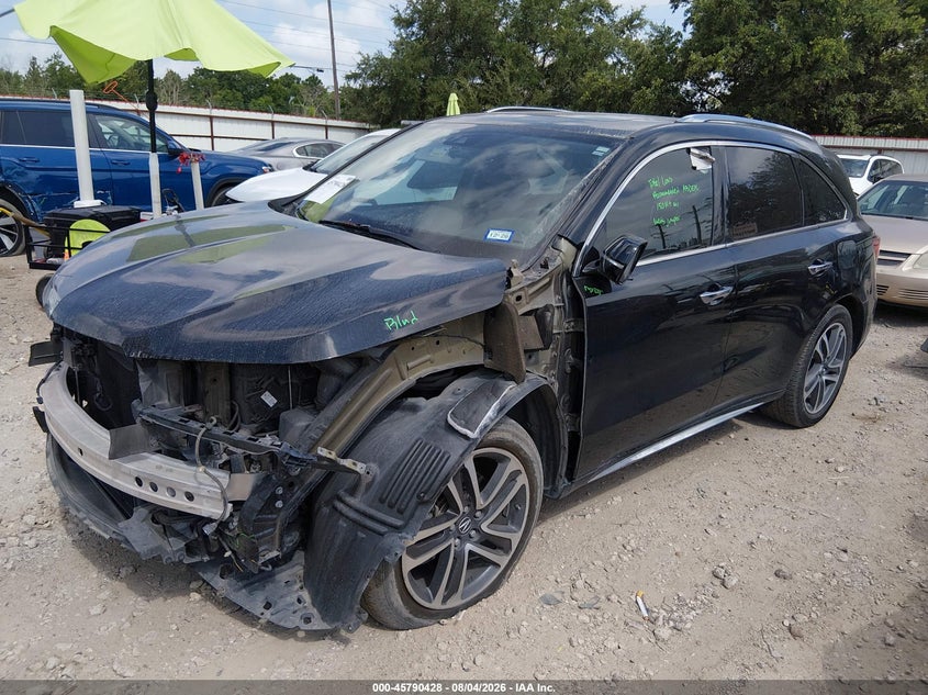2017 Acura Mdx VIN 5FRYD7H70HB001808 IAAI salvage auction — FRONT END, Salvage (Texas), sold $3,650 on 2026-09-11 (photo 2)