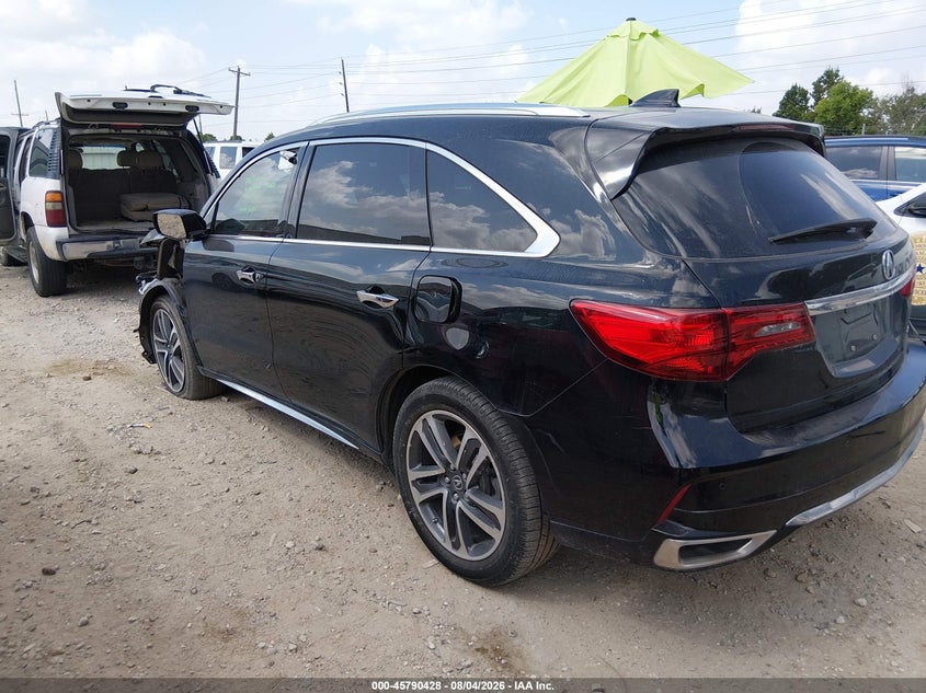 2017 Acura Mdx VIN 5FRYD7H70HB001808 IAAI salvage auction — FRONT END, Salvage (Texas), sold $3,650 on 2026-09-11 (photo 3)