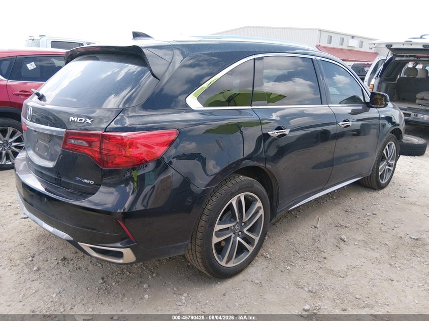 2017 Acura Mdx VIN 5FRYD7H70HB001808 IAAI salvage auction — FRONT END, Salvage (Texas), sold $3,650 on 2026-09-11 (photo 4)