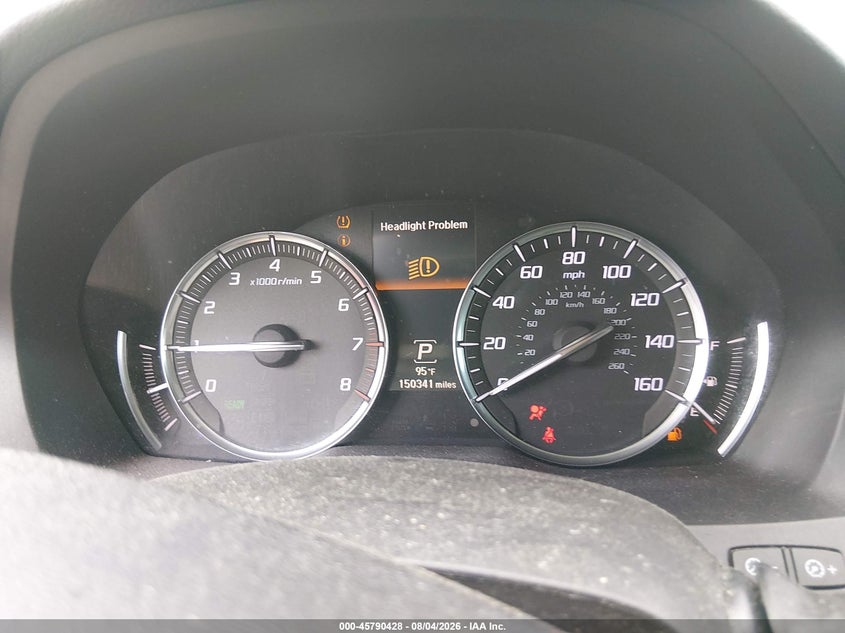 2017 Acura Mdx VIN 5FRYD7H70HB001808 IAAI salvage auction — FRONT END, Salvage (Texas), sold $3,650 on 2026-09-11 (photo 7)