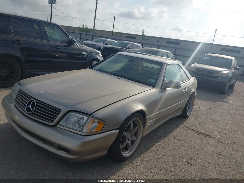 1999 Mercedes-benz Sl-class VIN WDBFA76F9XF183299 IAAI salvage auction — NORMAL WEAR, Original (Texas), sold $11,725 on 2026-08-19 (photo 2)