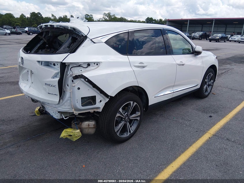 2022 Acura Rdx VIN 5J8TC2H72NL004561 IAAI salvage auction — REAR END, Salvage (North Carolina), sold $10,300 on 2026-08-27 (photo 4)