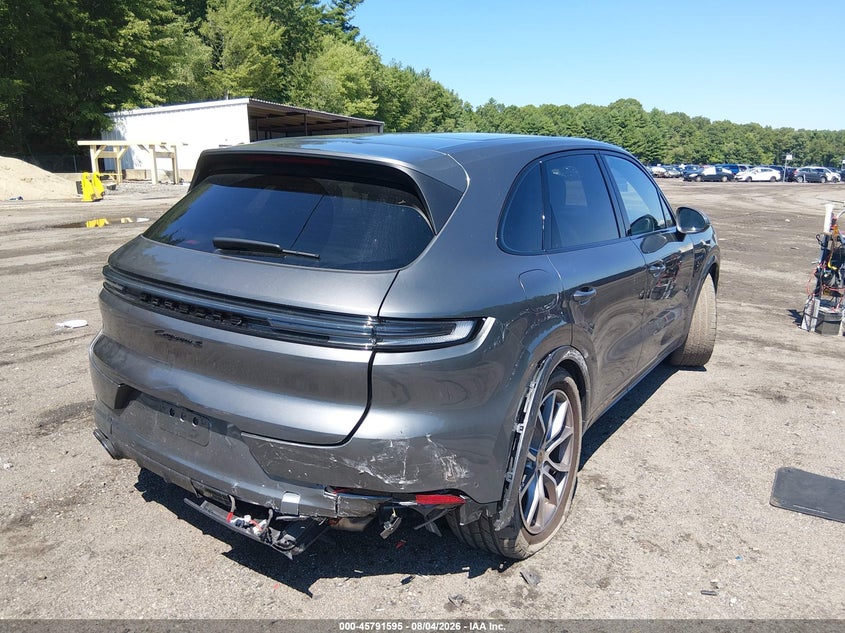 2025 Porsche Cayenne VIN WP1AN2AY9SDA22093 IAAI salvage auction — RIGHT REAR, Wait Title, sold $59,750 on 2026-10-12 (photo 4)