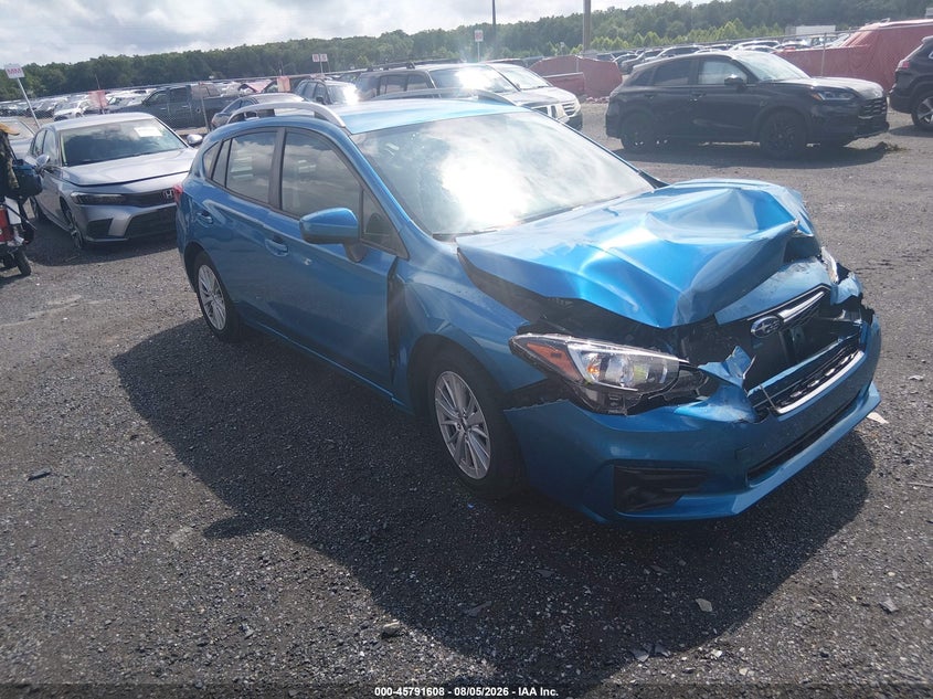 2018 Subaru Impreza VIN 4S3GTAB62J3719313 IAAI salvage auction — FRONT END, Salvage Title, sold $775 on 2026-08-31 (photo 1)