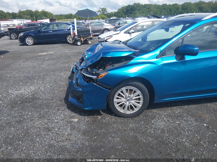 2018 Subaru Impreza VIN 4S3GTAB62J3719313 IAAI salvage auction — FRONT END, Salvage Title, sold $775 on 2026-08-31 (photo 6)