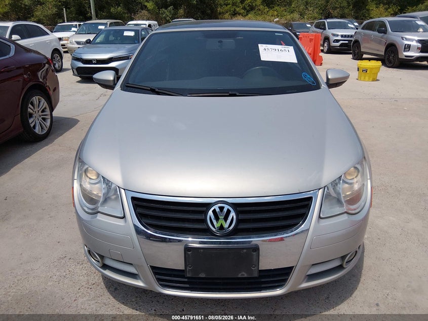 2010 Volkswagen Eos VIN WVWBA7AH7AV021371 IAAI salvage auction — NORMAL WEAR, Original (Texas), sold $1,100 on 2026-08-17 (photo 6)