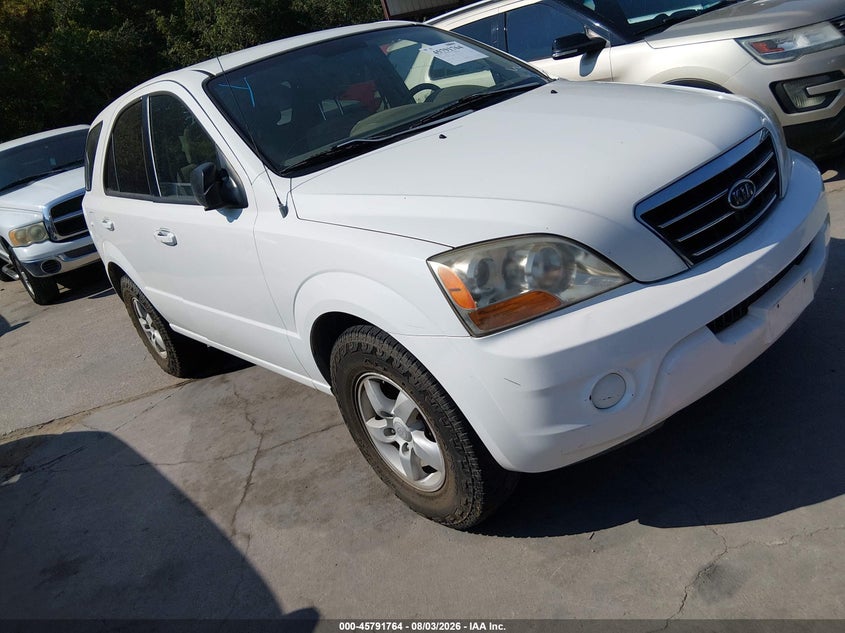 2008 Kia Sorento VIN KNDJD735385847375 IAAI salvage auction — NORMAL WEAR, Original (Texas), sold $450 on 2026-09-03 (photo 1)