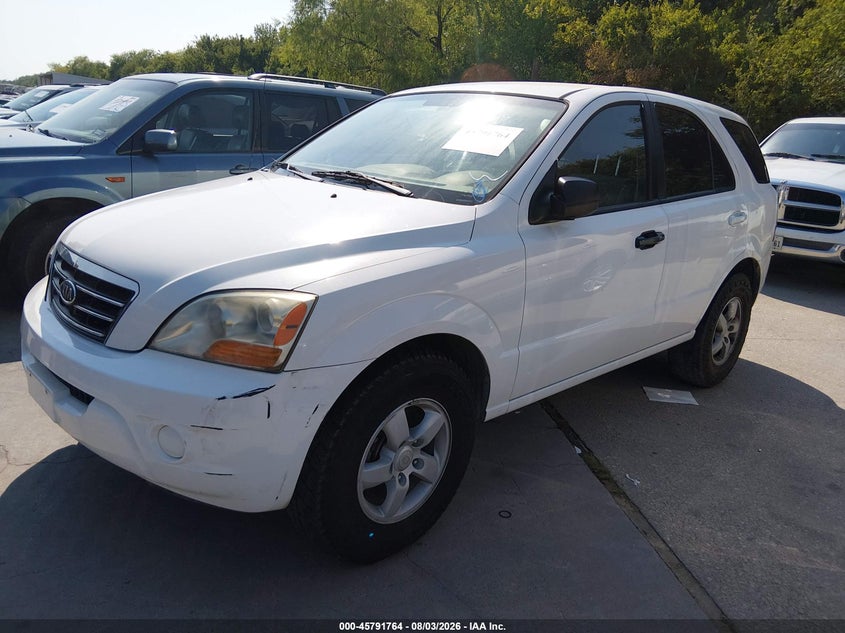 2008 Kia Sorento VIN KNDJD735385847375 IAAI salvage auction — NORMAL WEAR, Original (Texas), sold $450 on 2026-09-03 (photo 2)