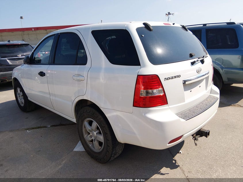 2008 Kia Sorento VIN KNDJD735385847375 IAAI salvage auction — NORMAL WEAR, Original (Texas), sold $450 on 2026-09-03 (photo 3)