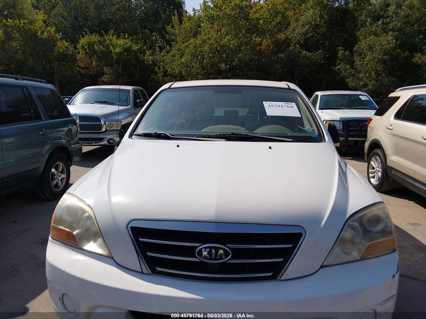 2008 Kia Sorento VIN KNDJD735385847375 IAAI salvage auction — NORMAL WEAR, Original (Texas), sold $450 on 2026-09-03 (photo 6)