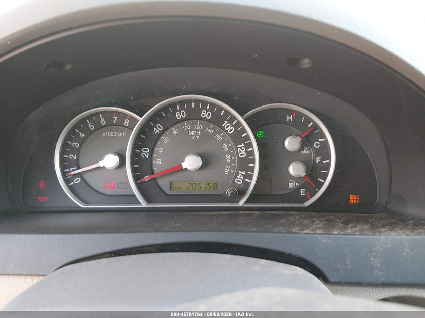 2008 Kia Sorento VIN KNDJD735385847375 IAAI salvage auction — NORMAL WEAR, Original (Texas), sold $450 on 2026-09-03 (photo 7)