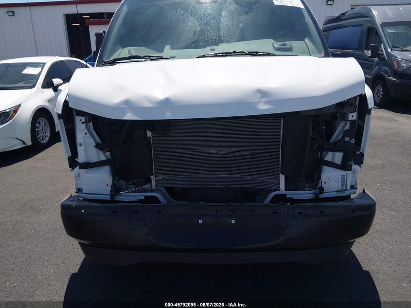2025 Gmc Savana VIN 1GTW7AFP9S1140366 IAAI salvage auction — FRONT END, Clear (Nevada), sold $12,400 on 2026-08-14 (photo 6)