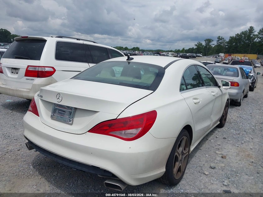 2014 Mercedes-benz Cla-klasse VIN WDDSJ4EB1EN113950 IAAI salvage auction — NORMAL WEAR, Clear (Georgia), sold $1,225 on 2026-08-18 (photo 4)