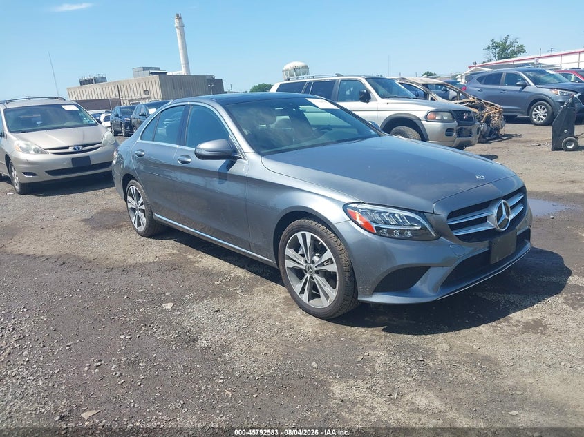 2019 Mercedes-benz C-klasse VIN 55SWF8EB3KU284535 IAAI salvage auction — REAR END, Salvage Title, sold $12,350 on 2026-09-14 (photo 1)
