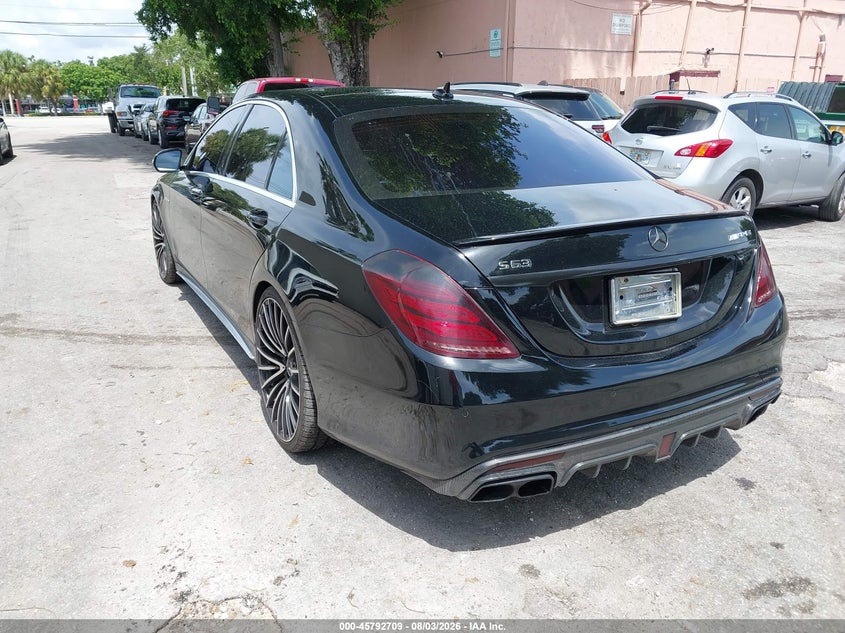 2015 Mercedes-benz S class VIN WDDUG7JB7FA072196 IAAI salvage auction — NORMAL WEAR, Salvage (Florida), sold $10,125 on 2026-08-06 (photo 3)