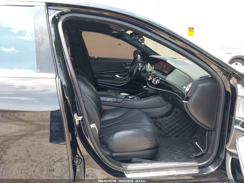 2015 Mercedes-benz S class VIN WDDUG7JB7FA072196 IAAI salvage auction — NORMAL WEAR, Salvage (Florida), sold $10,125 on 2026-08-06 (photo 5)