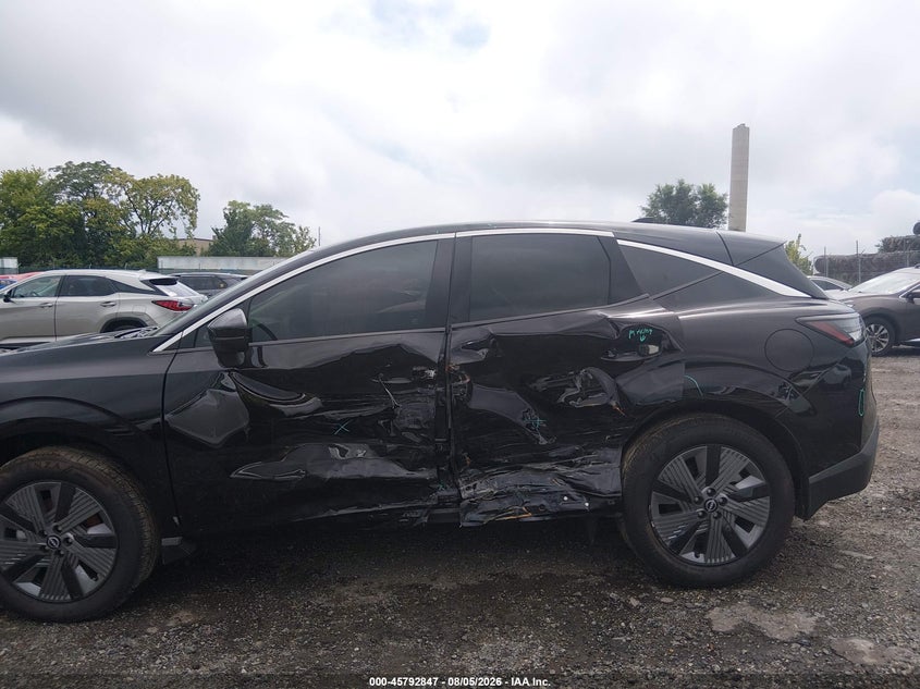 2026 Nissan Murano VIN 5N1AZ3CS9TC105711 IAAI salvage auction — LEFT SIDE, Salvage (Pennsylvania), sold $14,600 on 2026-08-21 (photo 6)