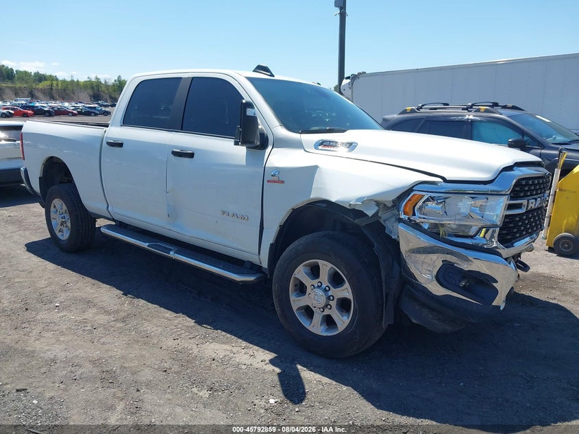 2024 Ram 2500 VIN 3C6UR5DL3RG101008 IAAI salvage auction — FRONT END, Wait Title, sold $13,075 on 2026-10-13 (photo 1)